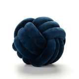 Handmade Knot Ball Throw Pillow – Soft Velvet Cushion