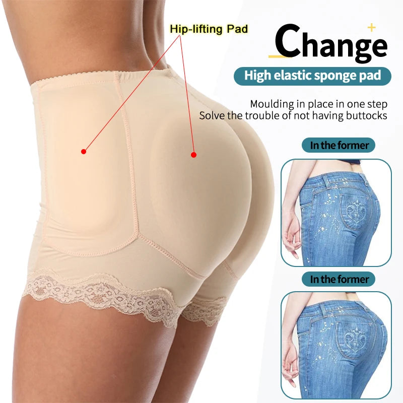 Women's Hourglass Padded Butt Lifter & Hip Enhancer – Firm Control Shapewear