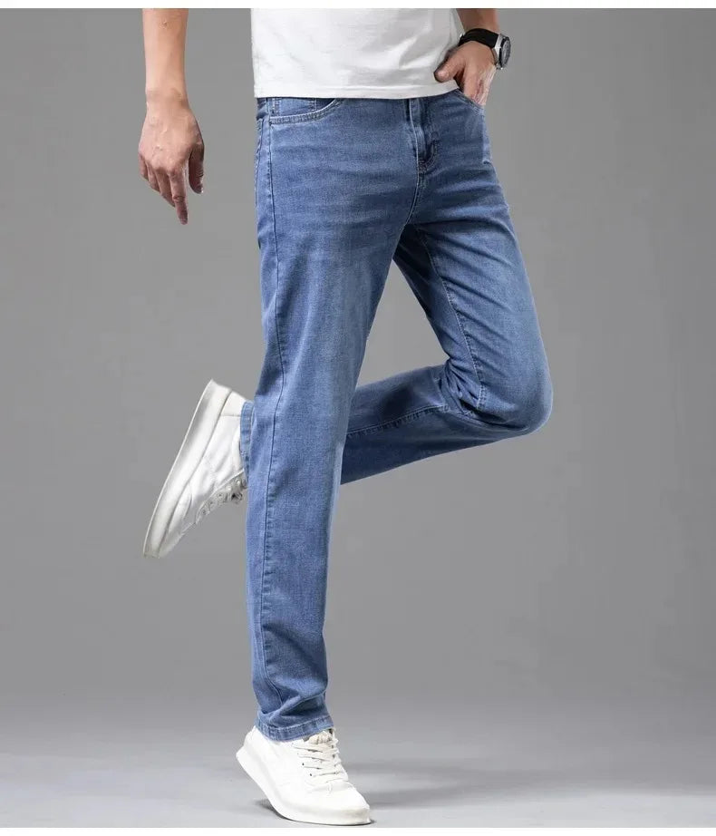 Men's Straight-Leg Stretch Jeans