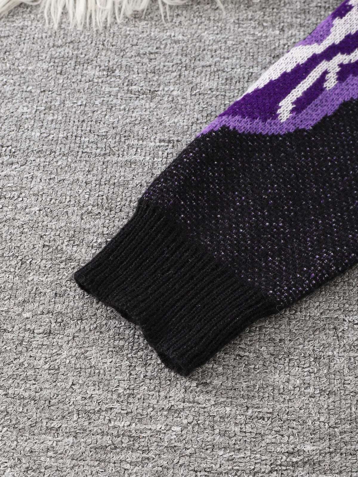 Men's Butterfly Jacquard Knit Sweater