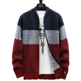 Men’s Autumn/Winter Fleece-Lined Zipper Cardigan