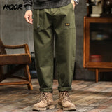 HIQOR Men's Relaxed Cargo Pants – Vintage Safari Style