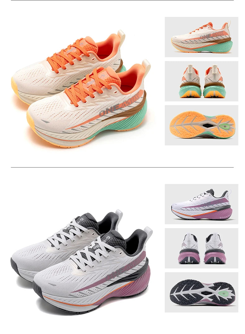 ONEMIX Cross Country Shoes Non-Slip Male Sneakers Outdoor Sport Walking Jogging Shoes for Men High Quality Trail Running Shoes