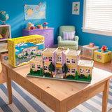 Springfield Elementary School House Modular Buildings Blocks City Apartment Architecture Brick Model Kit Adult DIY Gift 3500PCS