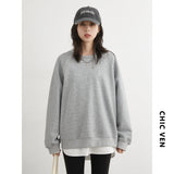 Women's Embroidered Raglan Sweatshirt