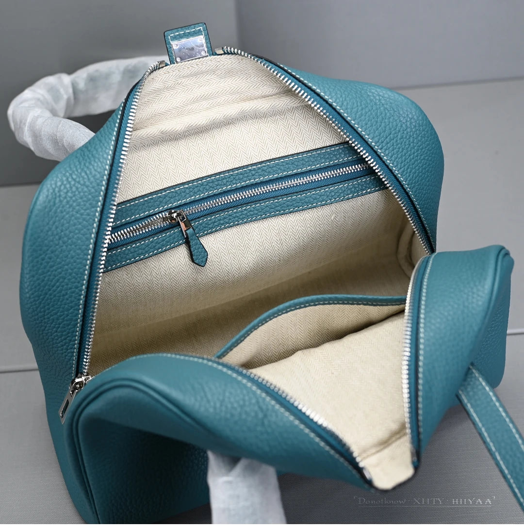 Genuine Leather Handbag Top Layer Leather Advanced Feeling 2025 New Model Fashion High-Capacity Woman