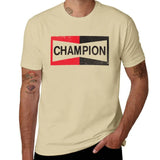 Men’s Champion Spark Plug Retro Distressed Emblem Tee