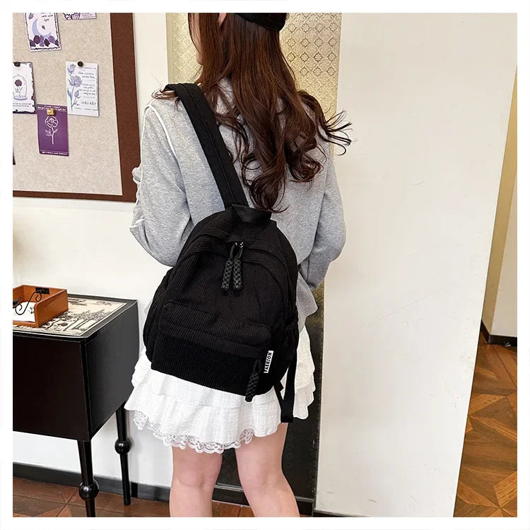 Fashion Travel Girl Book Bag Large Capacity Student Backpack College School Bag Women Backpacks for Commuting bolsa feminina