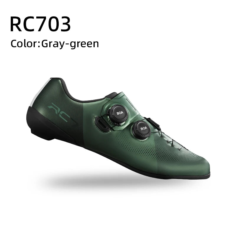SHIMANO RC7 RC703 RC701 Carbon Bottom Road Bike Racing Professional Self-locking RC703 Cycling Shoes RC703 Lock Shoes