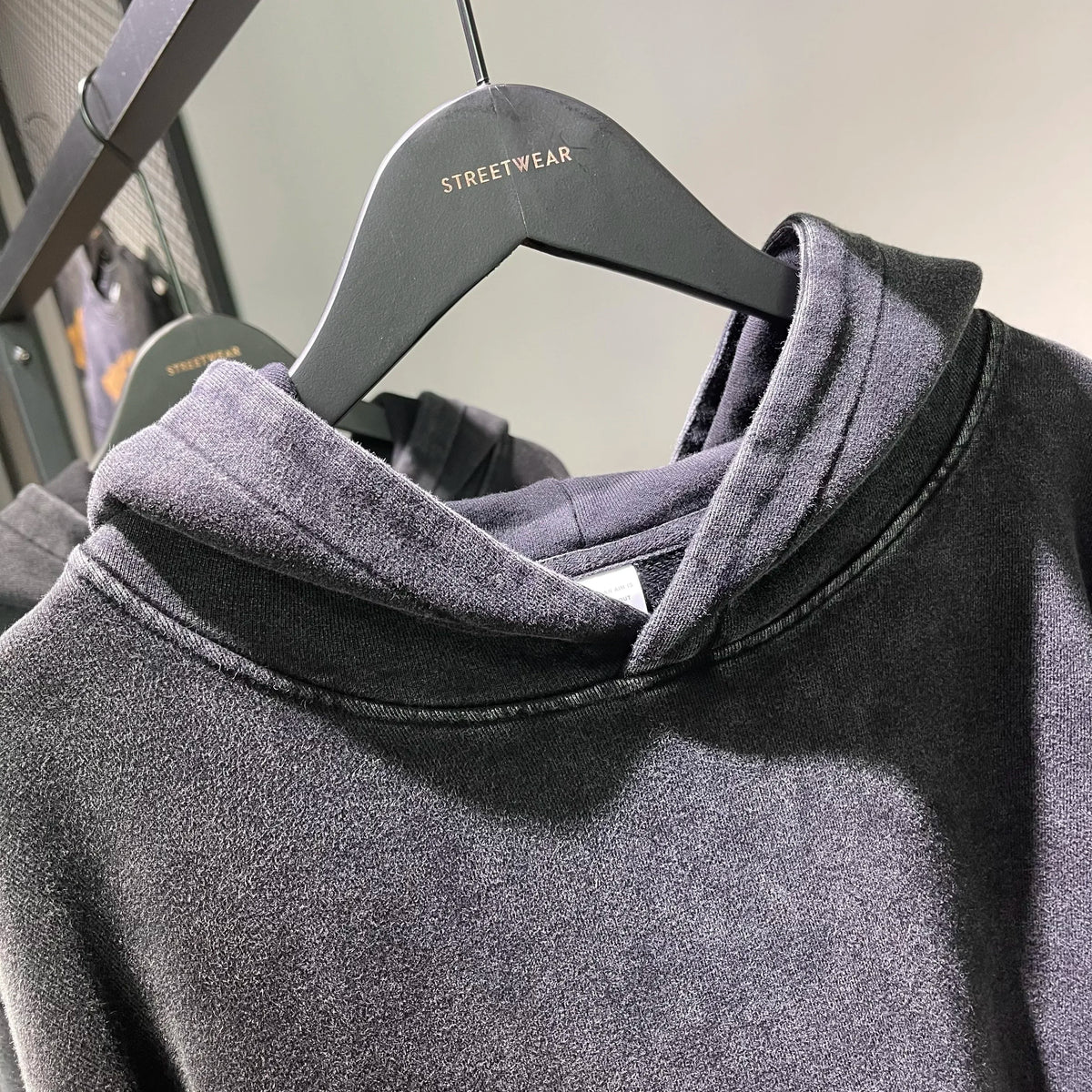 Vintage Wash Oversized Cotton Hoodie