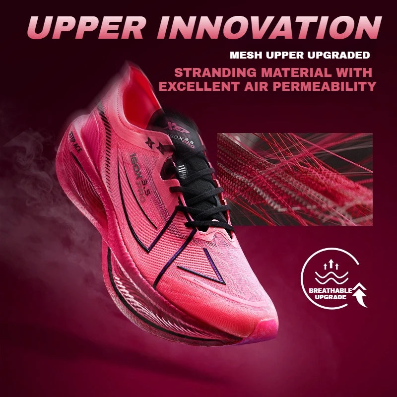 Xtep 160X 3.5 pro Running Shoes Professional Marathon PB Carbon Plate Sport Shoe Cushioning Shock Sneakers 976419110084