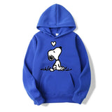 Retro Snoopy Cartoon Pullover Hoodie