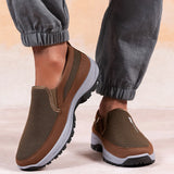 LEDP Men's Canvas Slip-On Loafers — Breathable, Non-Slip, Lightweight