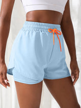 Women's High Rise 2-in-1 Running & Yoga Shorts