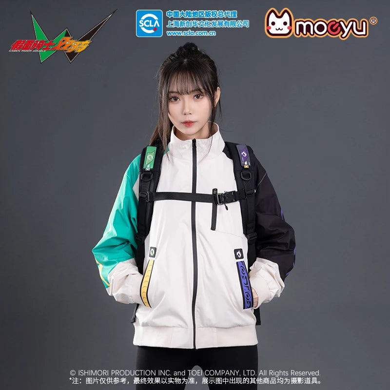 Moeyu KAMEN RIDER DOUBLE Men's Backpack Women Bag Large Capacity Backpacks Anime School Back Pack Rucksack Laptop Travel Bags