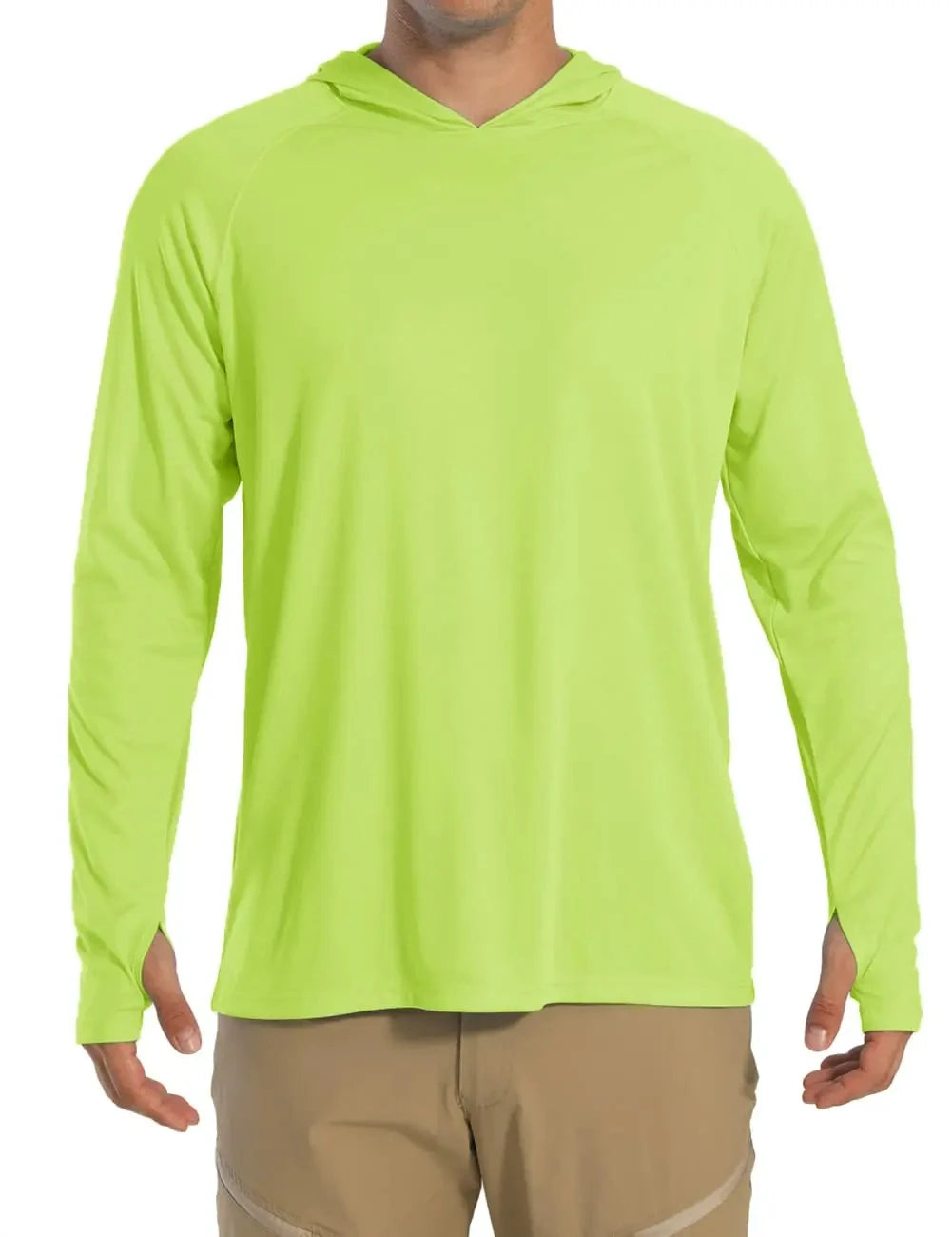 TACVASEN Men's Quick-Dry Long Sleeve Hooded T-Shirt