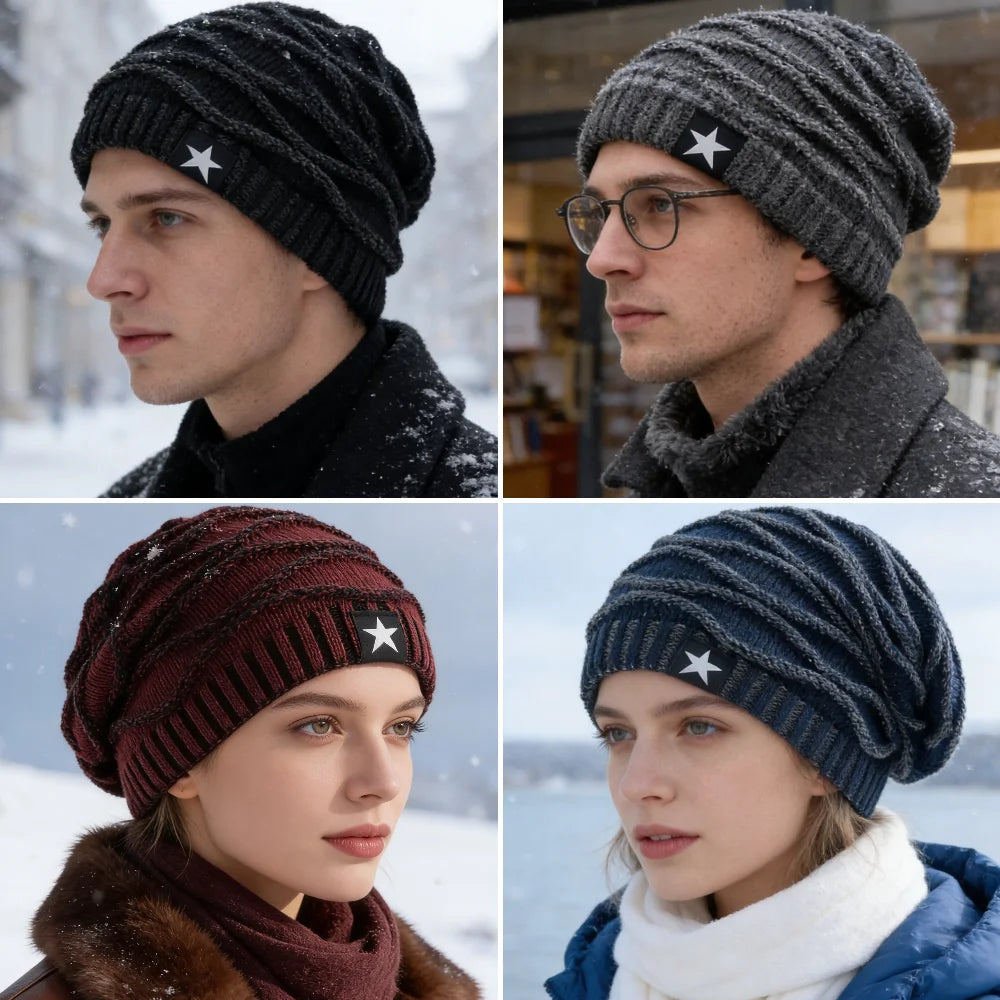 Unisex Slouchy Knit Winter Beanie