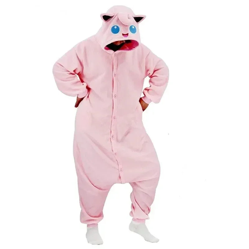 Greninja Kigurumi Onesie Mewtwo Snorlax Gengar Cosplay Halloween Costume Adult Anime Axolotl  Eevee Cow Pajamas Pijama