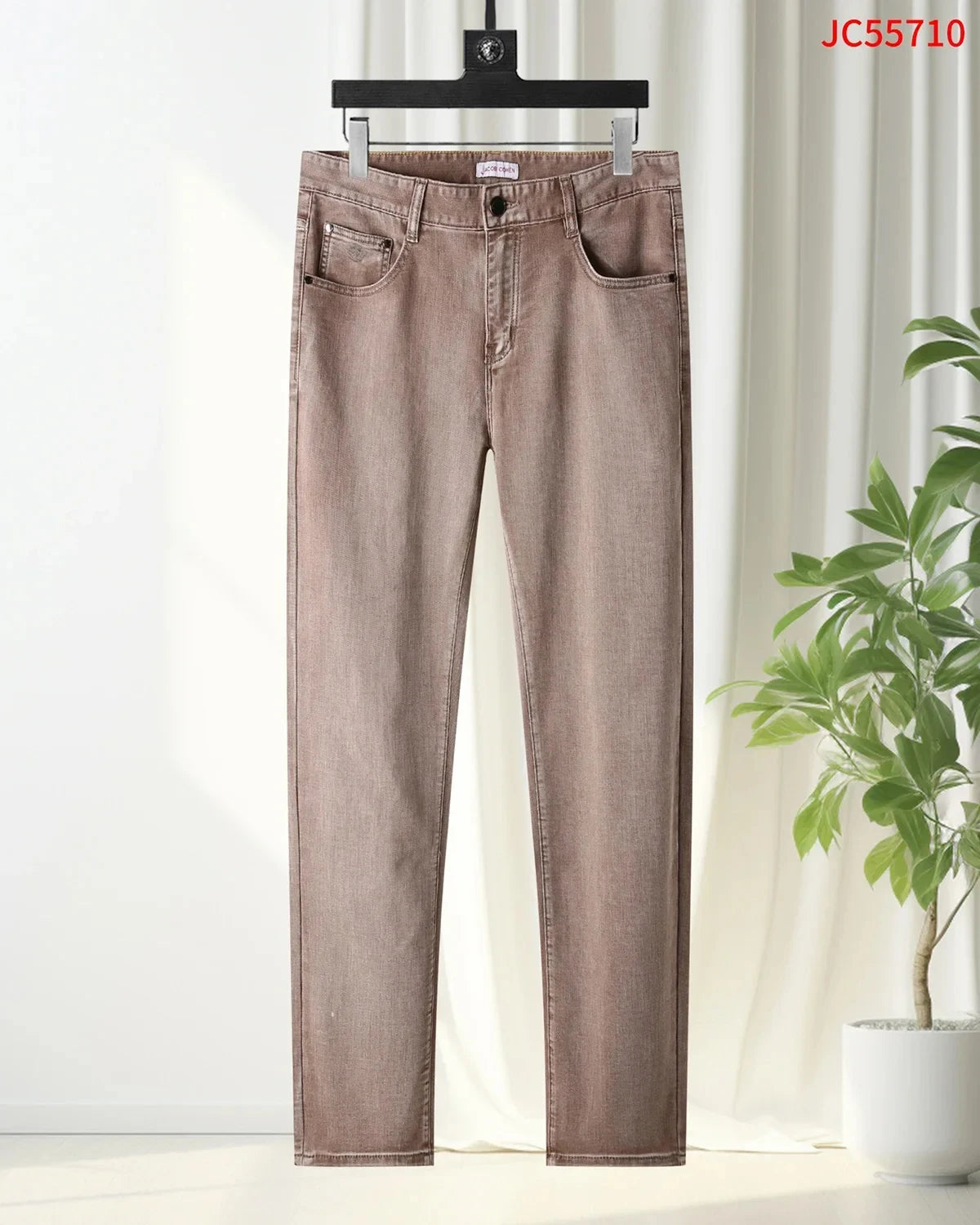 BLLIYOSS Jeans Thin Cotton Men 2025 Spring Summer new Business Embroidery Straight outdoors  Pants Old money High Quality