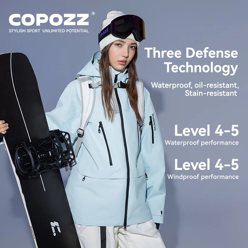 High-Performance Waterproof Ski & Snowboard Jacket