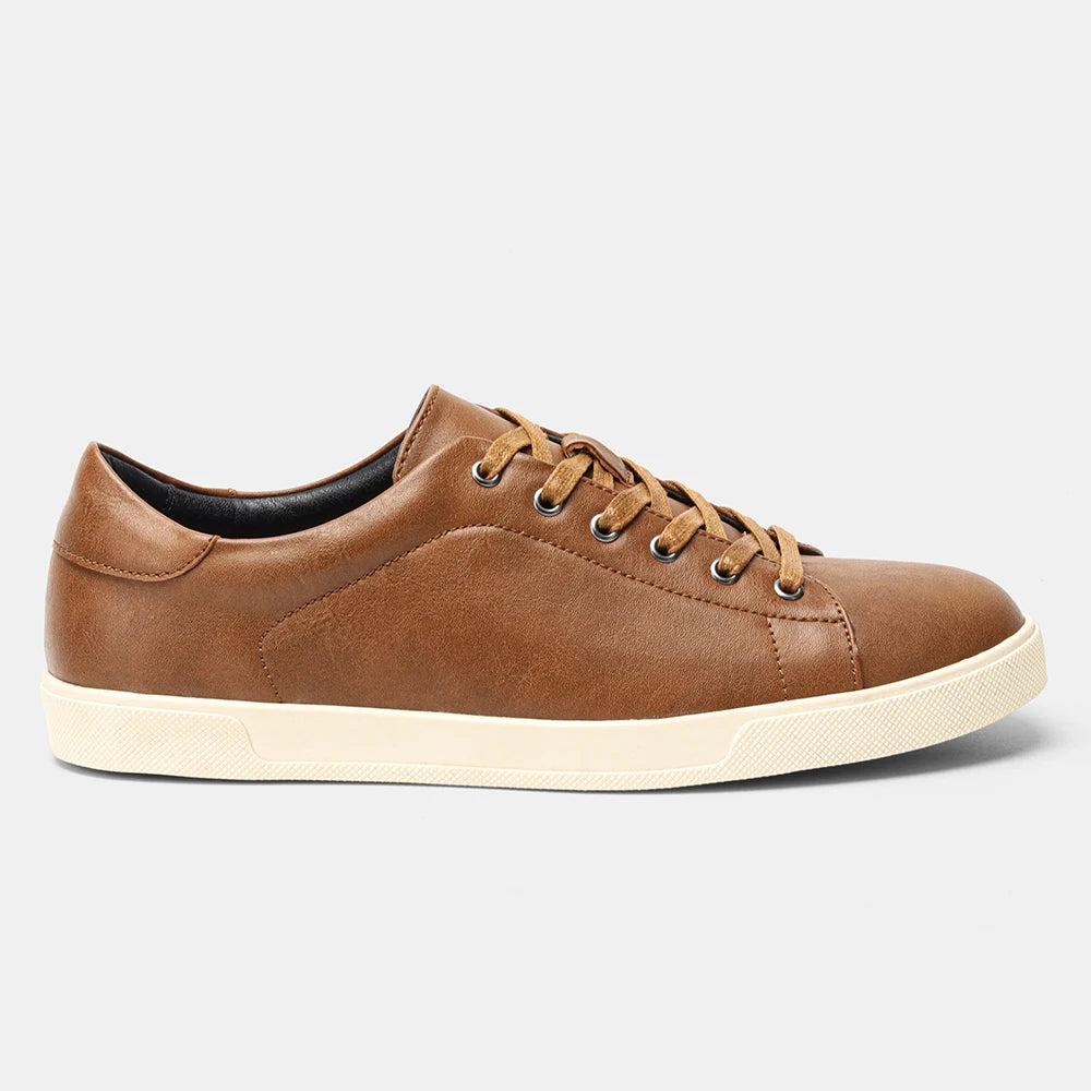 Men's casual shoes 2025 brand fashion comfortable leather shoes men