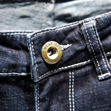 Men's Slim-Fit Ripped Jeans | Blue Black Denim