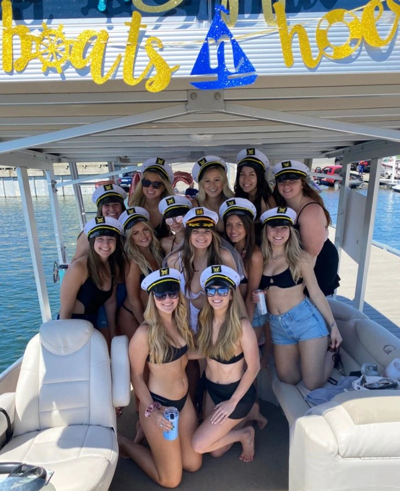 Captain Hats Bulk Pack – Nautical Party Caps