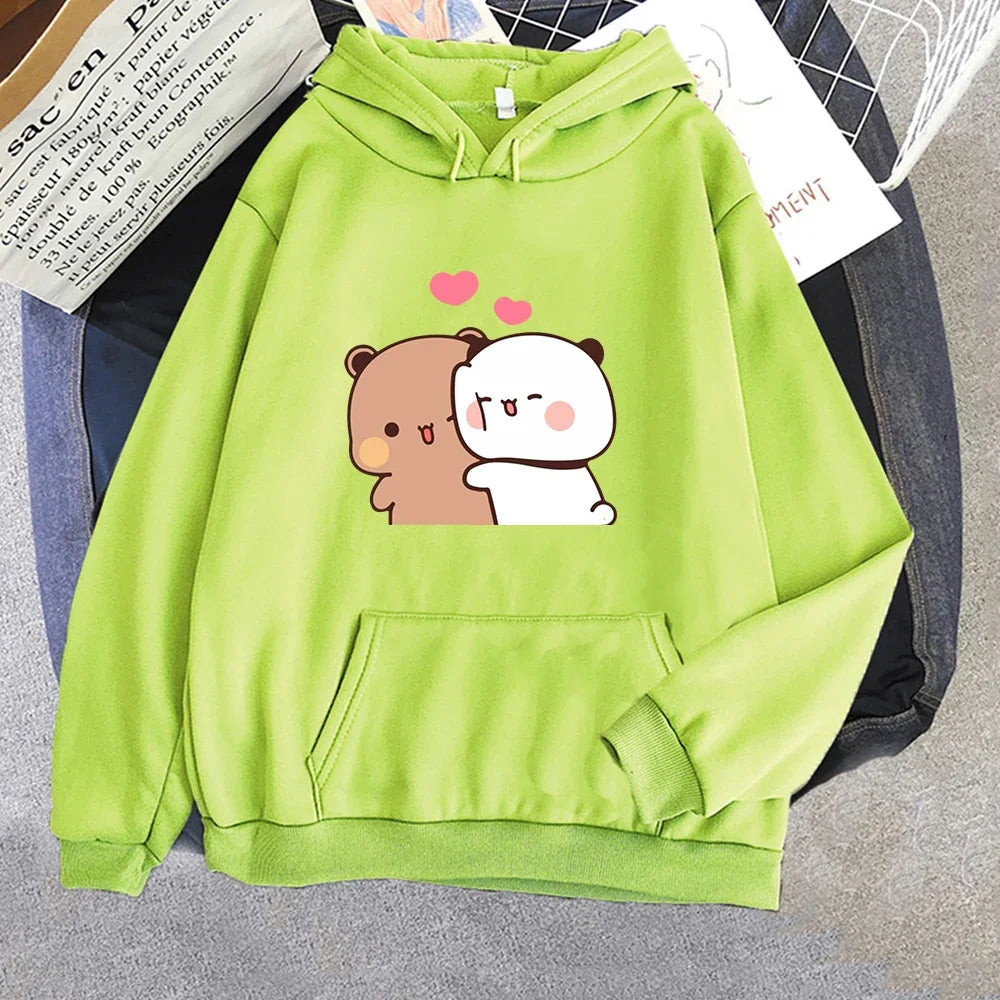 Kawaii Panda Bubu & Dudu Hoodie