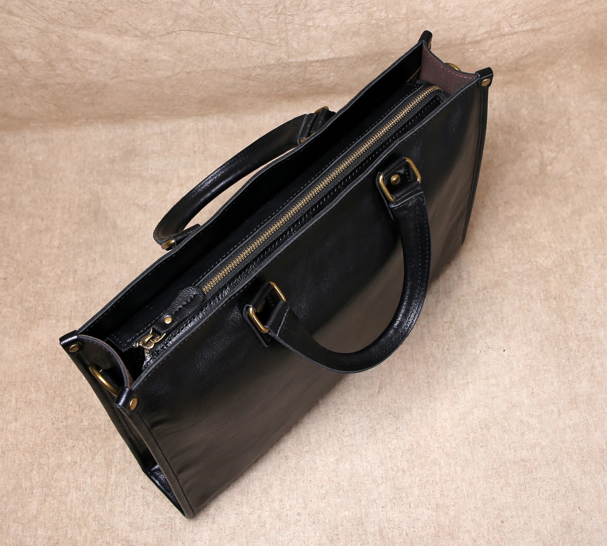 Original Ultra-Simple High Quality Men's Leather Document Baotou Layer Cowhide Computer Bag Business Trip Office Handbag