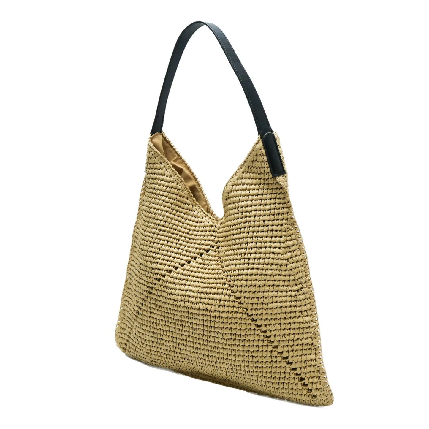 Handwoven Basket Shoulder Bag – Women's Beach & Everyday Tote
