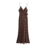 Polka Dot Layered Sleeveless Dress