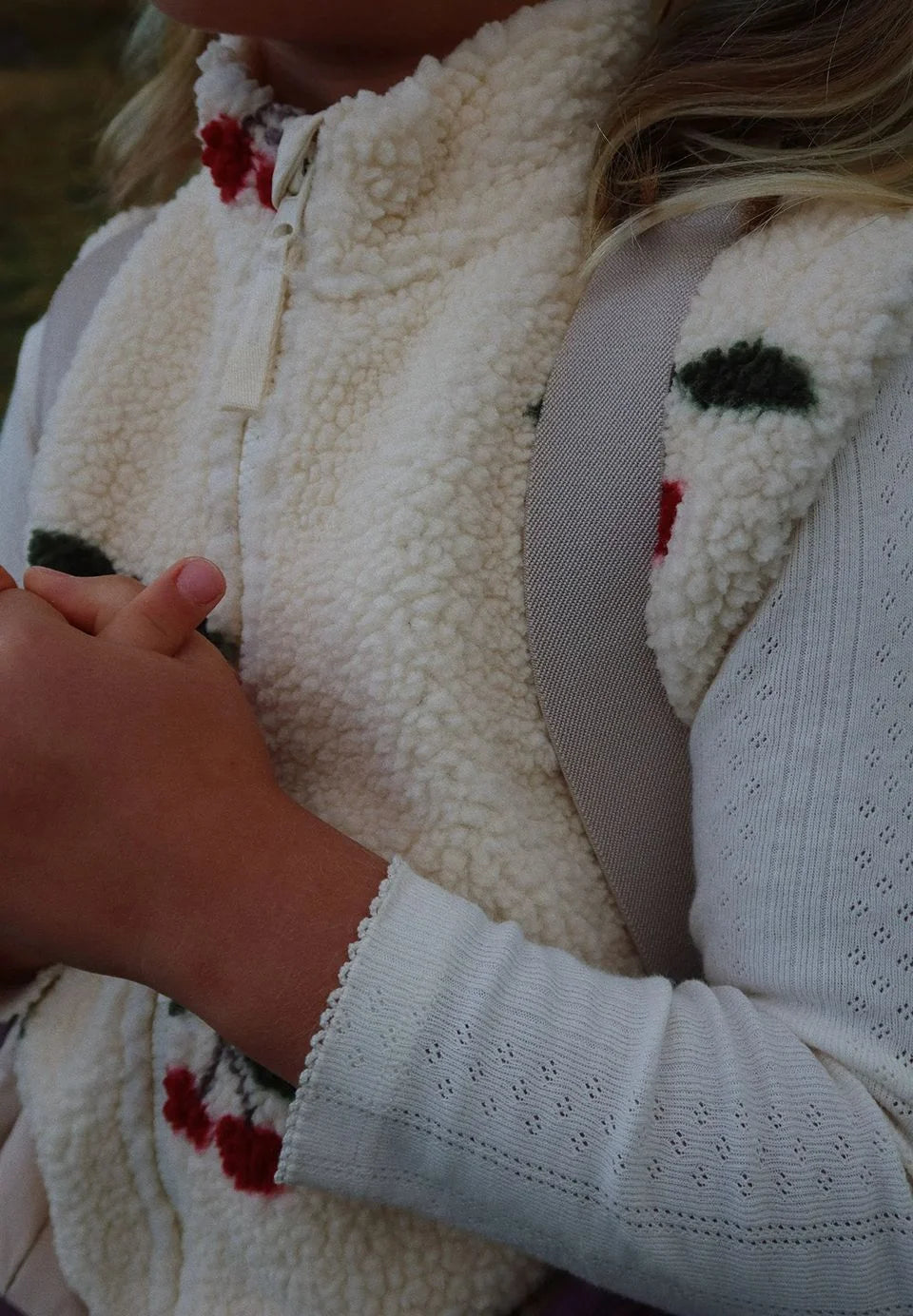 Kids' Sequin Lambswool Winter Jacket