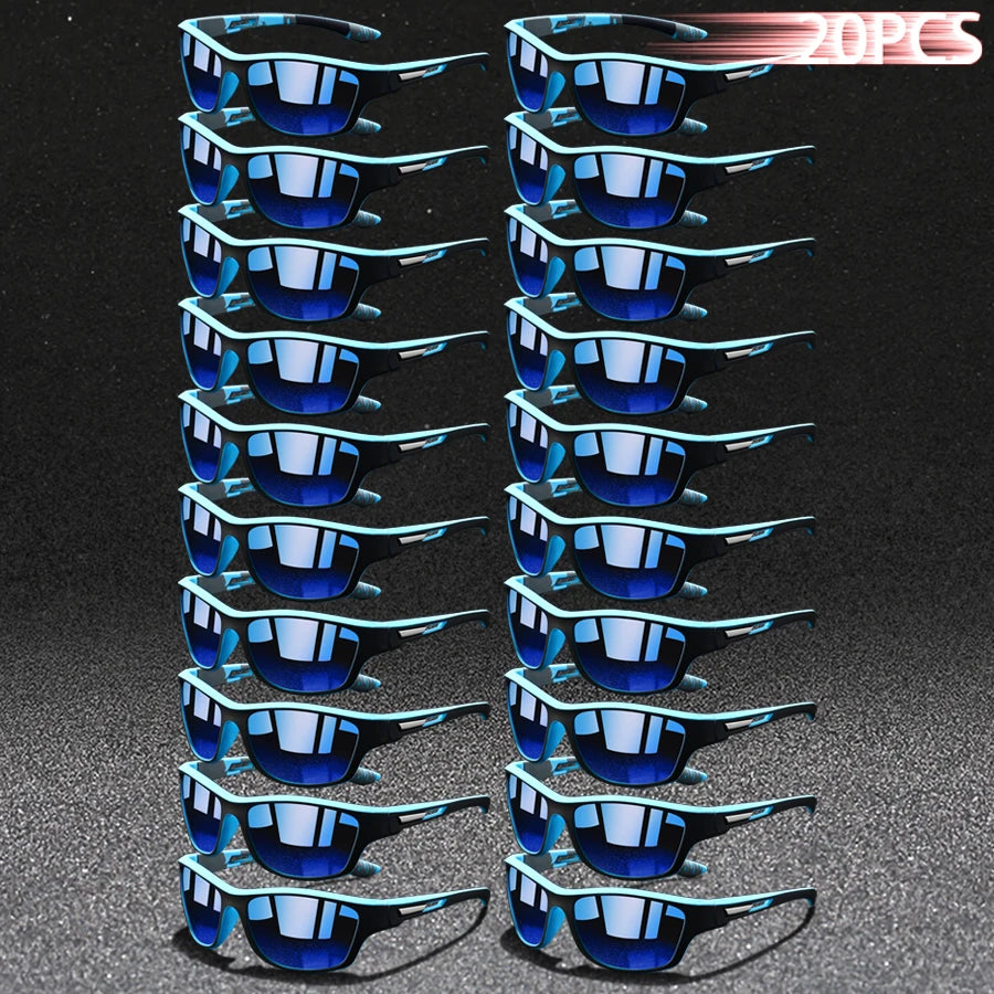 20PCS Multi-Color Sport & Fashion Sunglasses Set