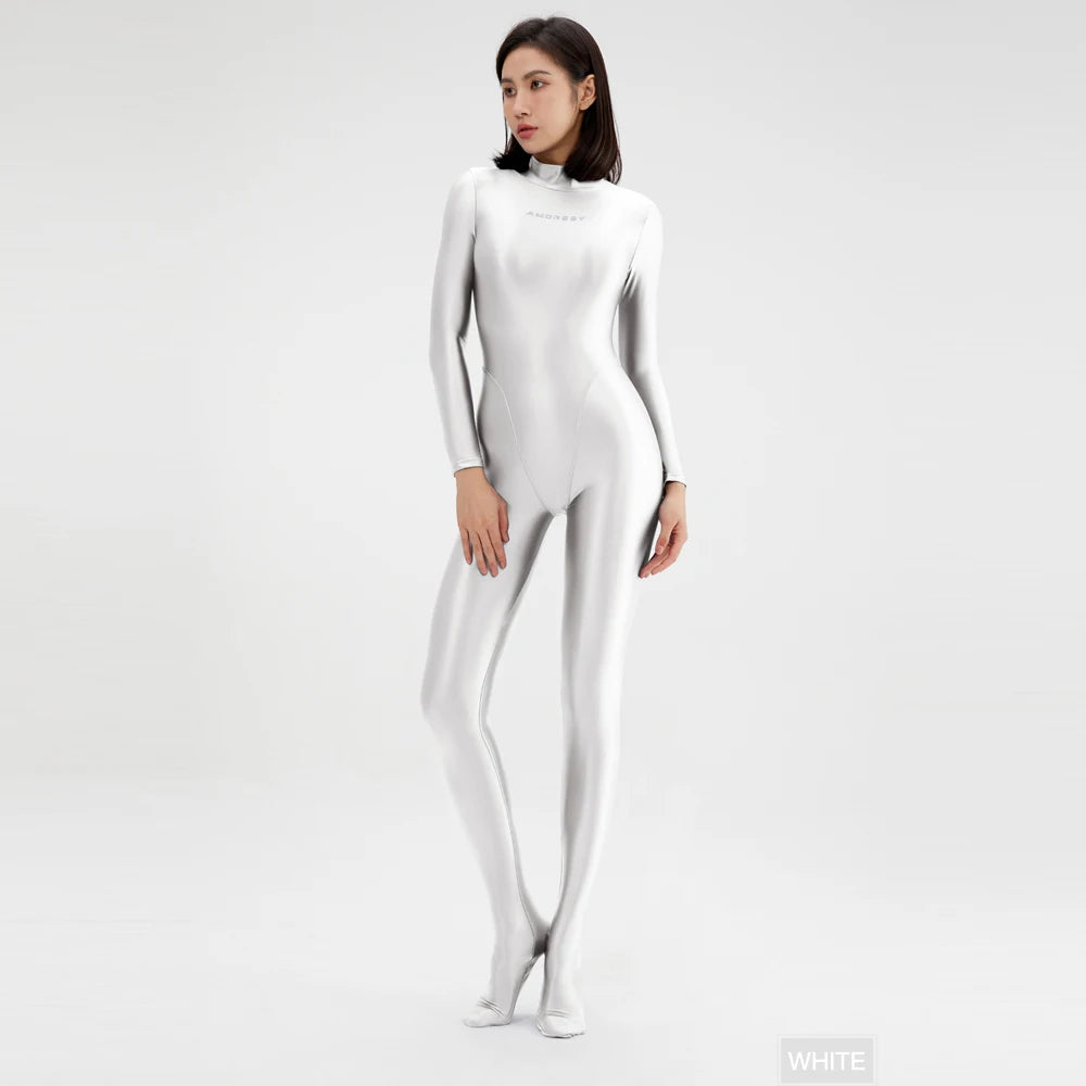 Glossy Full-Body Catsuit