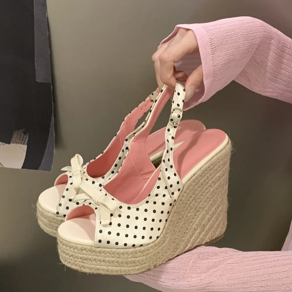 Aneikeh Women's Wedge Platform Sandals