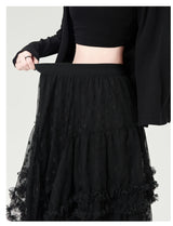 Gothic Lace Trumpet Skirt – Fairycore & Punk Streetwear
