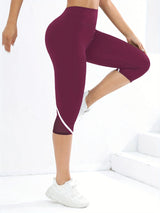 Women's High-Waisted Yoga Capri Leggings