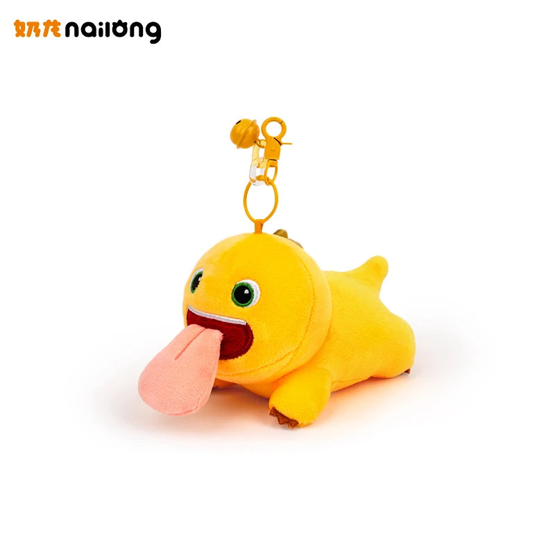 Kawaii Tongue Nailong Plush Toys Smile Kiss Dinosaur Silly Cute Stuffed Anime Cartoon Pillow Room Decor For Kids Birthday Gift