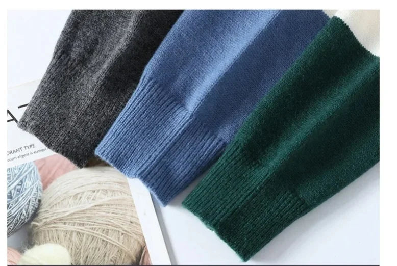 High Street Patchwork Pullover