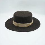 Wool Felt Fedora & Boater Hat – Wide Brim, Unisex