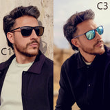 ZENOTTIC Square Polarized Sunglasses for Men
