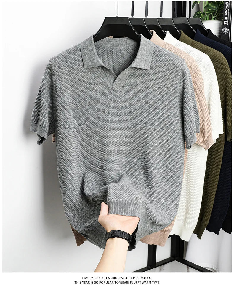 Men's Premium Cotton Polo Shirt | Relaxed Summer Fit
