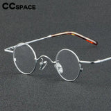 56948 Top Quality Retro Pure Titanium Glasses Frame Lady Trend Small Size Round Optical Eyeglass Frame Men Fashion Clear Eyewear