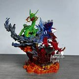 35cm/13.78in Anime Pokemon Figure Groudon Kyogre Rayquaza Action Figures Pvc Collection Model Toys for Childre Gifts