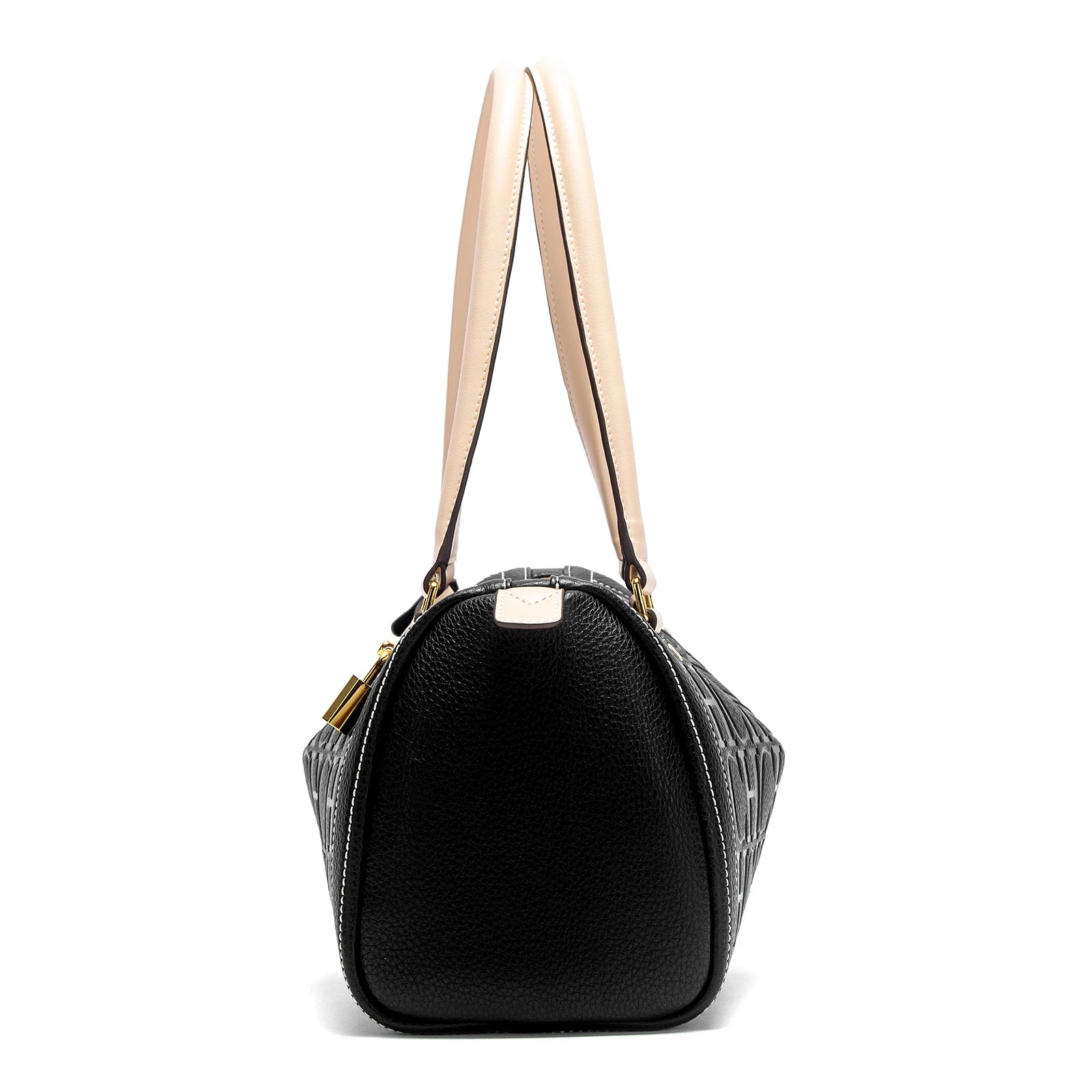 Fashion Classic Women's Boston Bag Autumn Winter New Collection 2025 Letter Design Shoulder Bag Texture Shoulder Bag