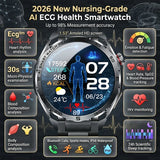 AI ECG Smart Watch | Nursing-Grade Health Monitor 2026