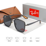 Oversized Square Sunglasses | Luxury Alloy Frame UV400