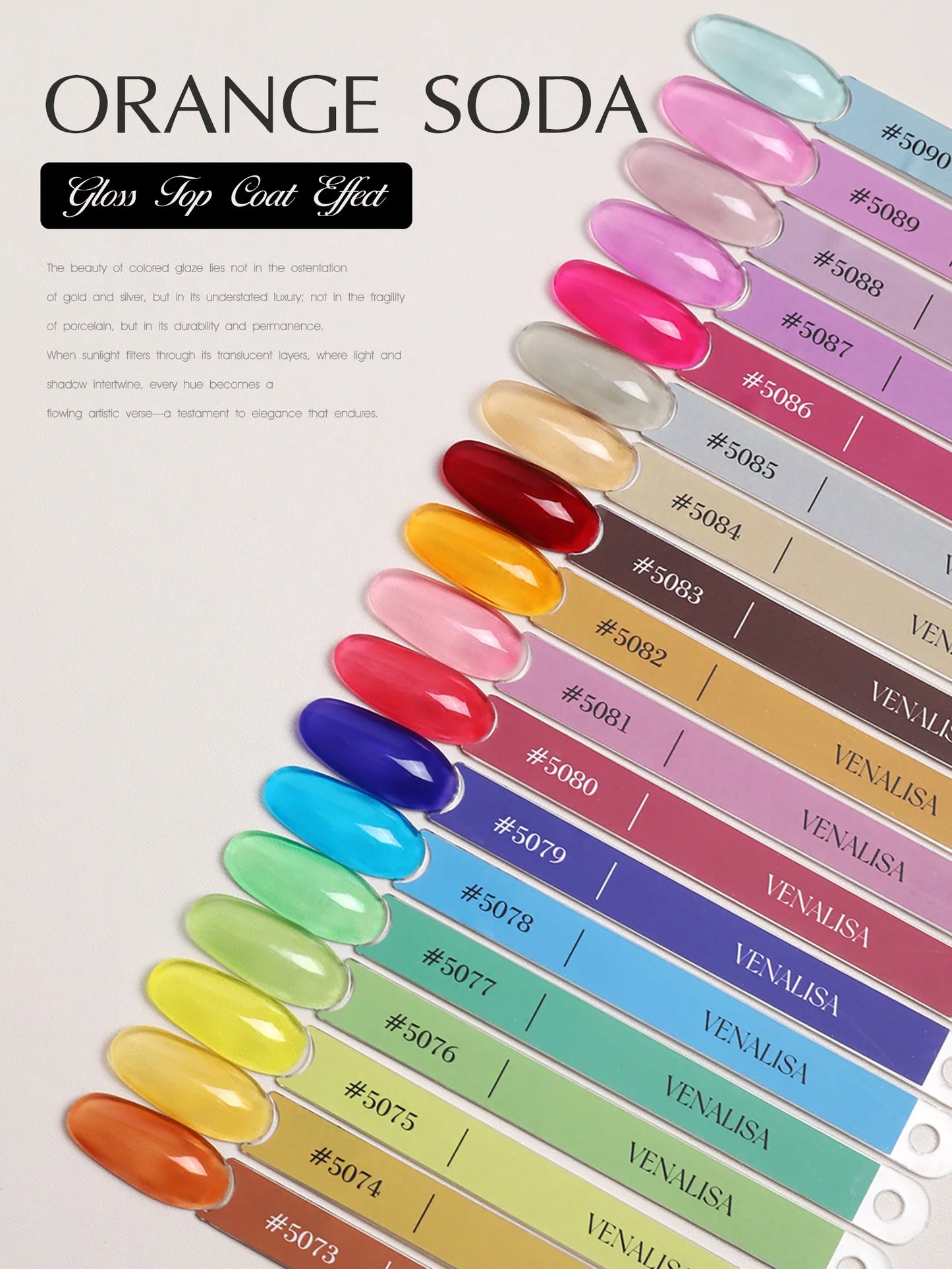 1Set VENALISA VIP Whole Set 10ml HEMA TPO Free Vegan Nail Gel Polish Color Display Gel Varnish Nail Maincure Branded Suitcase