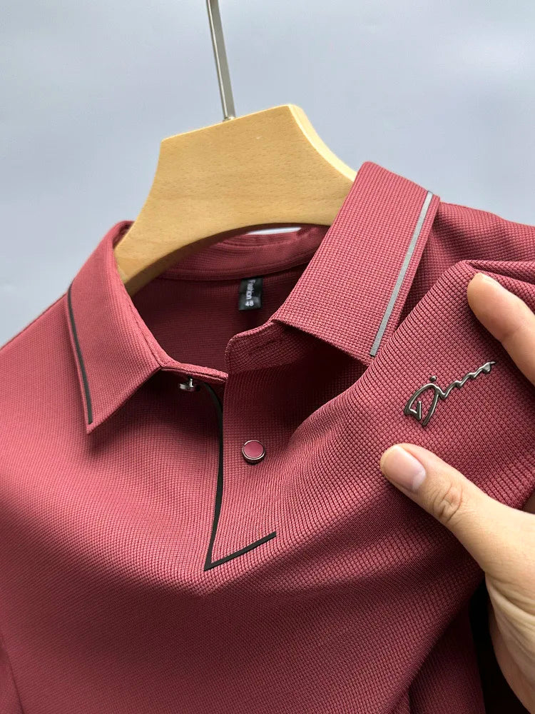 Men's Diamond Emblem Short-Sleeve Polo Shirt