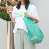 Women's Mesh Tote Bag for Beach & Shopping